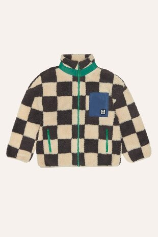 The Campamento Checked Teddy Jacket