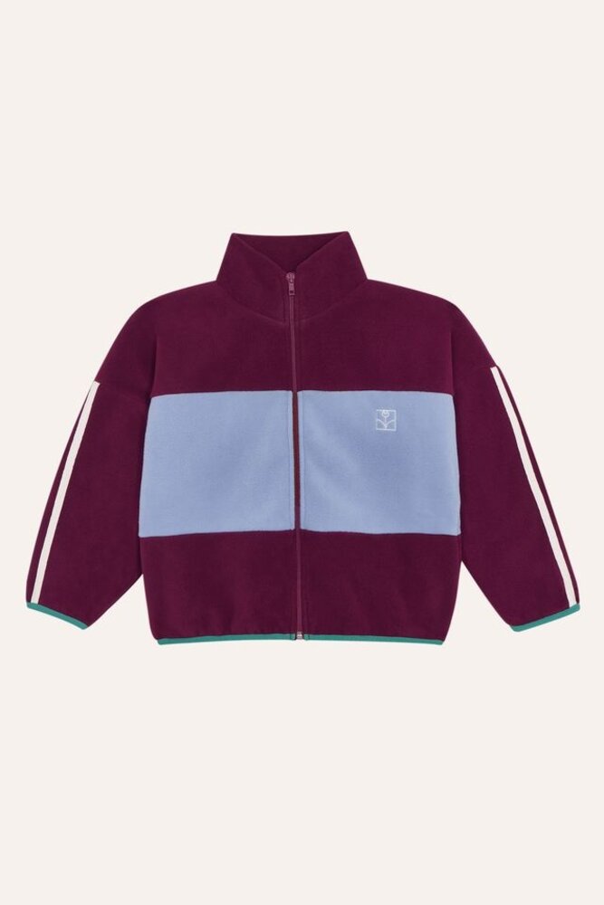 The Campamento Burgundy Polar Sweatshirt  vest