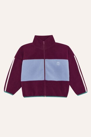 The Campamento Burgundy Polar Sweatshirt  vest