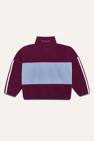 The Campamento Burgundy Polar Sweatshirt  vest