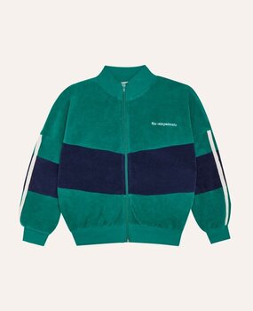 The Campamento Green Color Block Sweatshirt