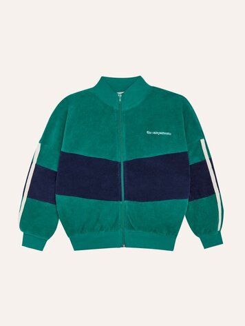 The Campamento Green Color Block Sweatshirt