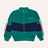 The Campamento Green Color Block Sweatshirt vest