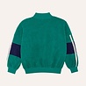 The Campamento Green Color Block Sweatshirt vest