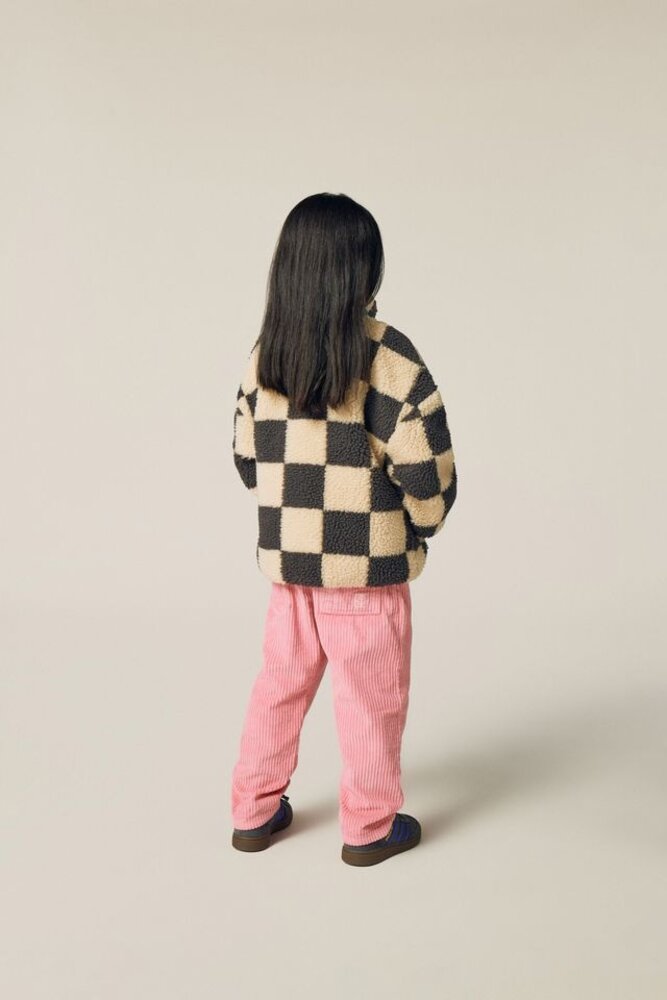 The Campamento Checked Teddy Jacket