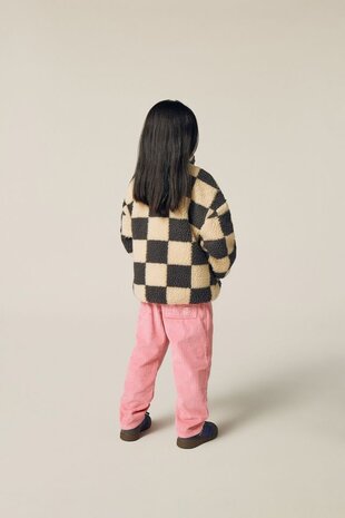 The Campamento Checked Teddy Jacket