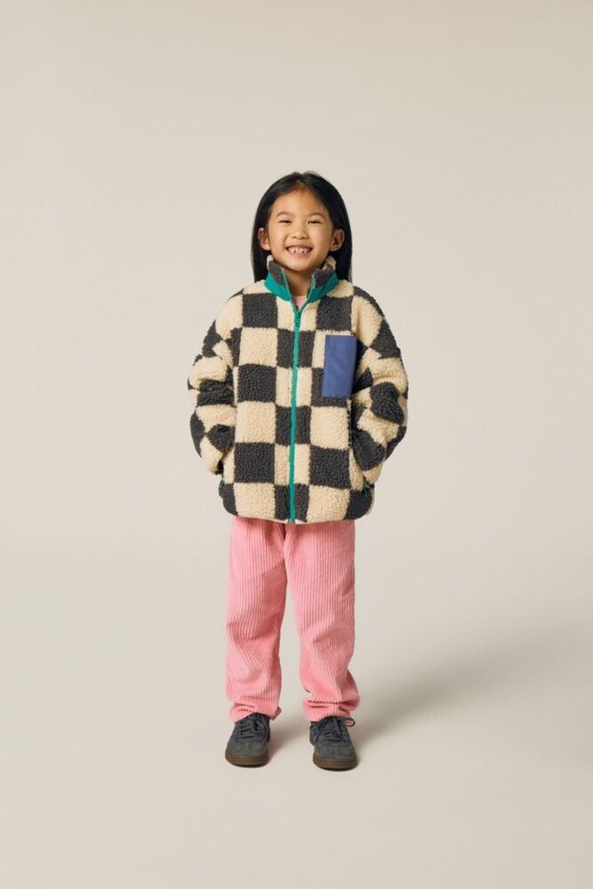 The Campamento Checked Teddy Jacket