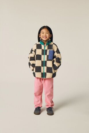 The Campamento Checked Teddy Jacket