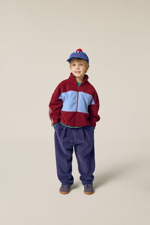 The Campamento Burgundy Polar Sweatshirt  vest