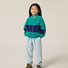 The Campamento Green Color Block Sweatshirt vest