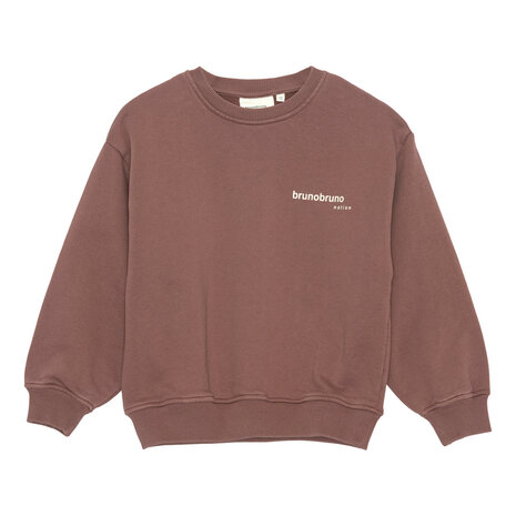 Brunobruno nation Norah Sweatshirt Marron Plum