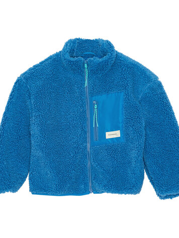 Brunobruno Nation Rori Teddy Jacket Pacific Coast Blue