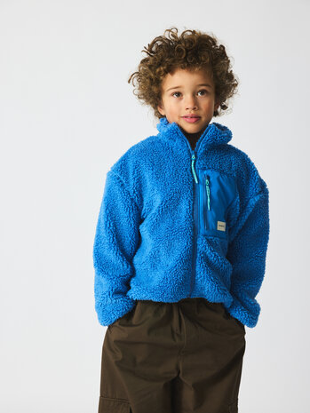 Brunobruno Nation Rori Teddy Jacket Pacific Coast Blue Brunobruno Nation Rori Teddy Jacket Pacific Coast Blue