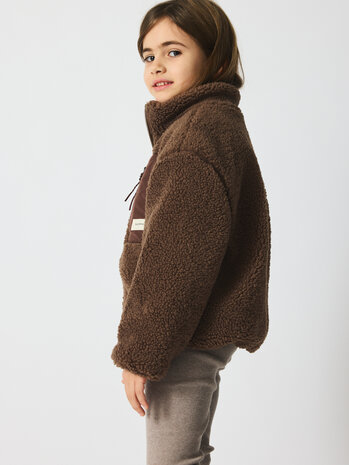Brunobruno Nation Rori Teddy Jacket Major Brown Brunobruno Nation Rori Teddy Jacket Major Brown