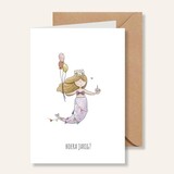 Juulz Illustrations Kaart verjaardag zeemeermin