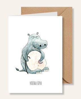 Juulz Illustrations Kaart Opa geworden