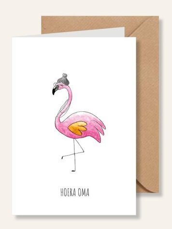 Juulz Illustrations Kaart Oma geworden