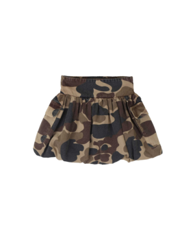Jenest Betty Cargo Skirt Caramel Brown Camouflage