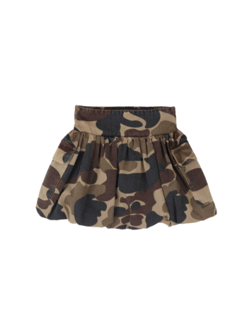 Jenest Betty Cargo Skirt Caramel Brown Camouflage