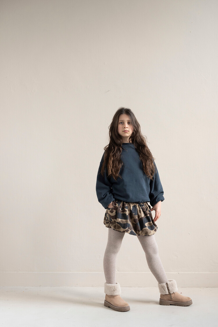 Jenest Betty Cargo Skirt Caramel Brown Camouflage