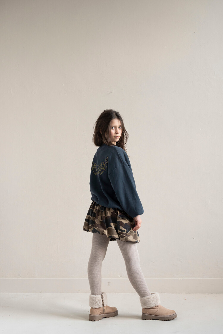 Jenest Betty Cargo Skirt Caramel Brown Camouflage