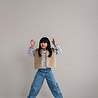 Jenest Balloon Denim Pants Medium Wash Jenest Balloon Denim Pants Medium Wash