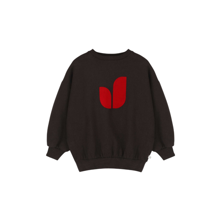 Jenest Pippa Sweater Dark Brown Melange
