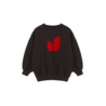 Jenest Pippa Sweater Dark Brown Melange Jenest Pippa Sweater Dark Brown Melange
