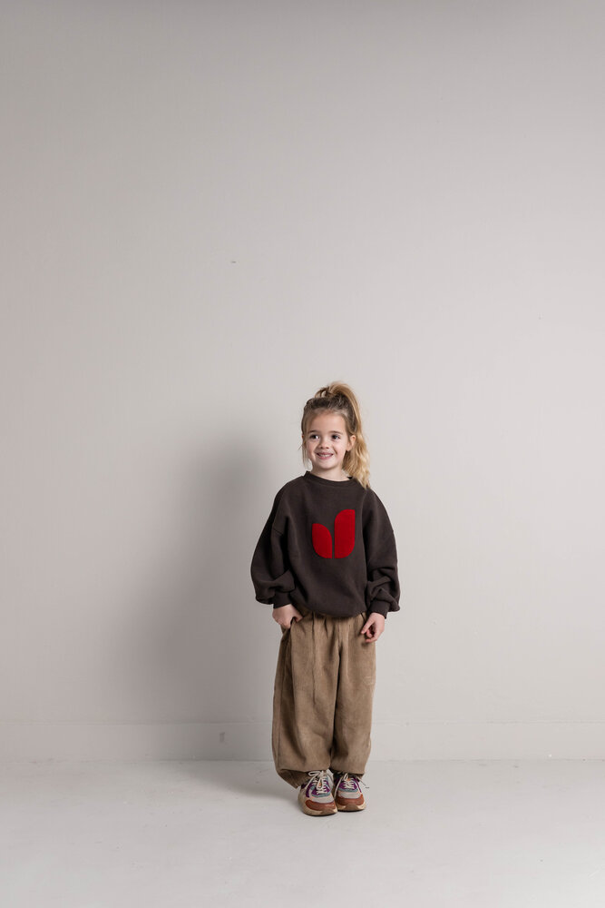 Jenest Pippa Sweater Dark Brown Melange Jenest Pippa Sweater Dark Brown Melange