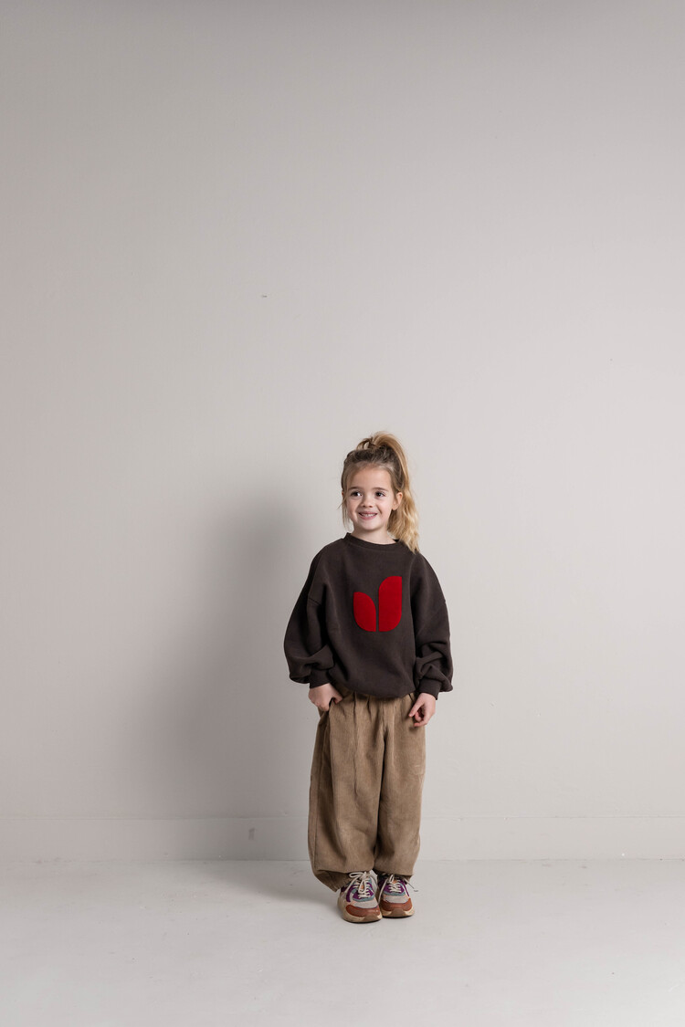 Jenest Pippa Sweater Dark Brown Melange