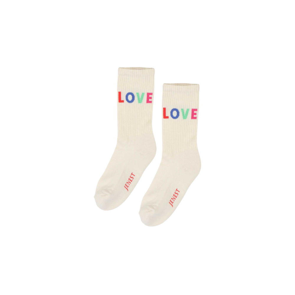 Jenest Fancy Sport Socks Off White