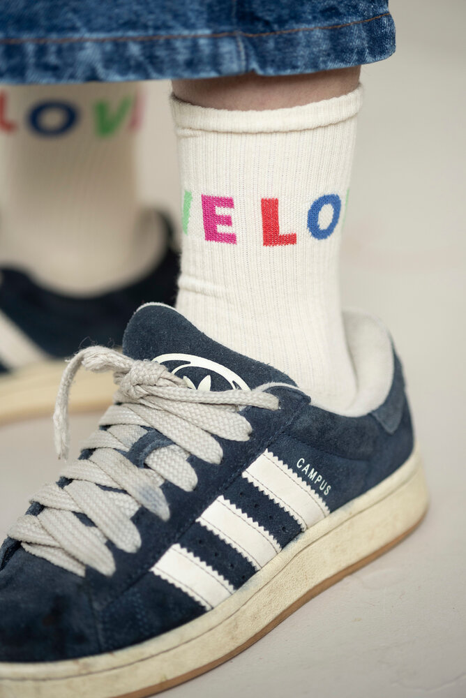 Jenest Fancy Sport Socks Off White