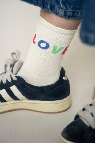 Jenest Fancy Sport Socks Off White