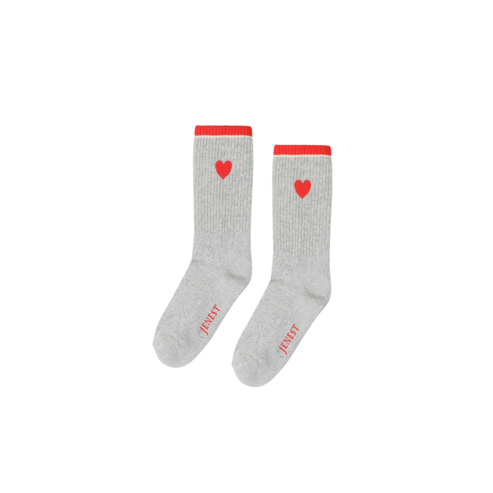 Jenest Fancy Sport Socks Grey Melange Jenest Fancy Sport Socks Grey Melange