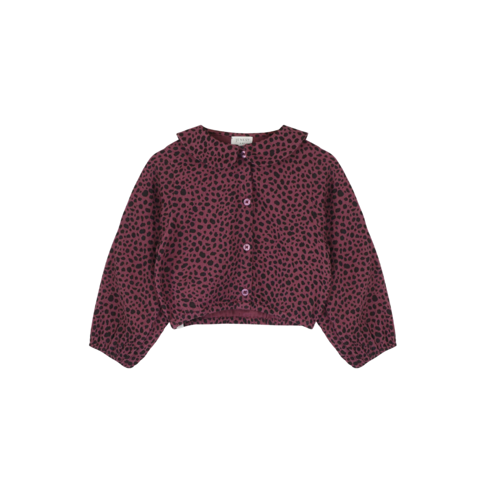 Jenest Polly Blouse Lt Cherry Bordeaux Jenest Polly Blouse Lt Cherry Bordeaux