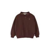 Jenest Cameron Polo Sweater Fondant Brown Jenest Cameron Polo Sweater Fondant Brown