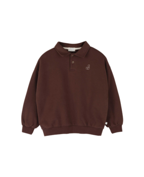 Jenest Cameron Polo Sweater Fondant Brown