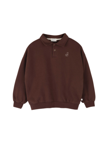 Jenest Cameron Polo Sweater Fondant Brown