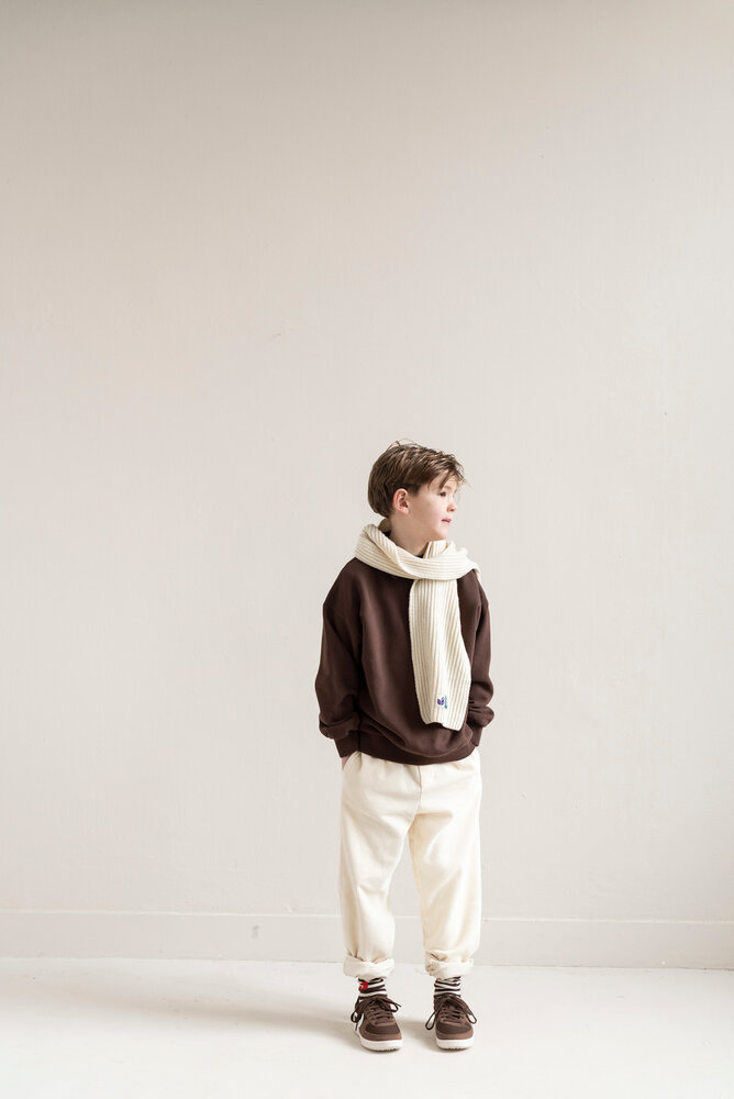 Jenest Cameron Polo Sweater Fondant Brown Jenest Cameron Polo Sweater Fondant Brown