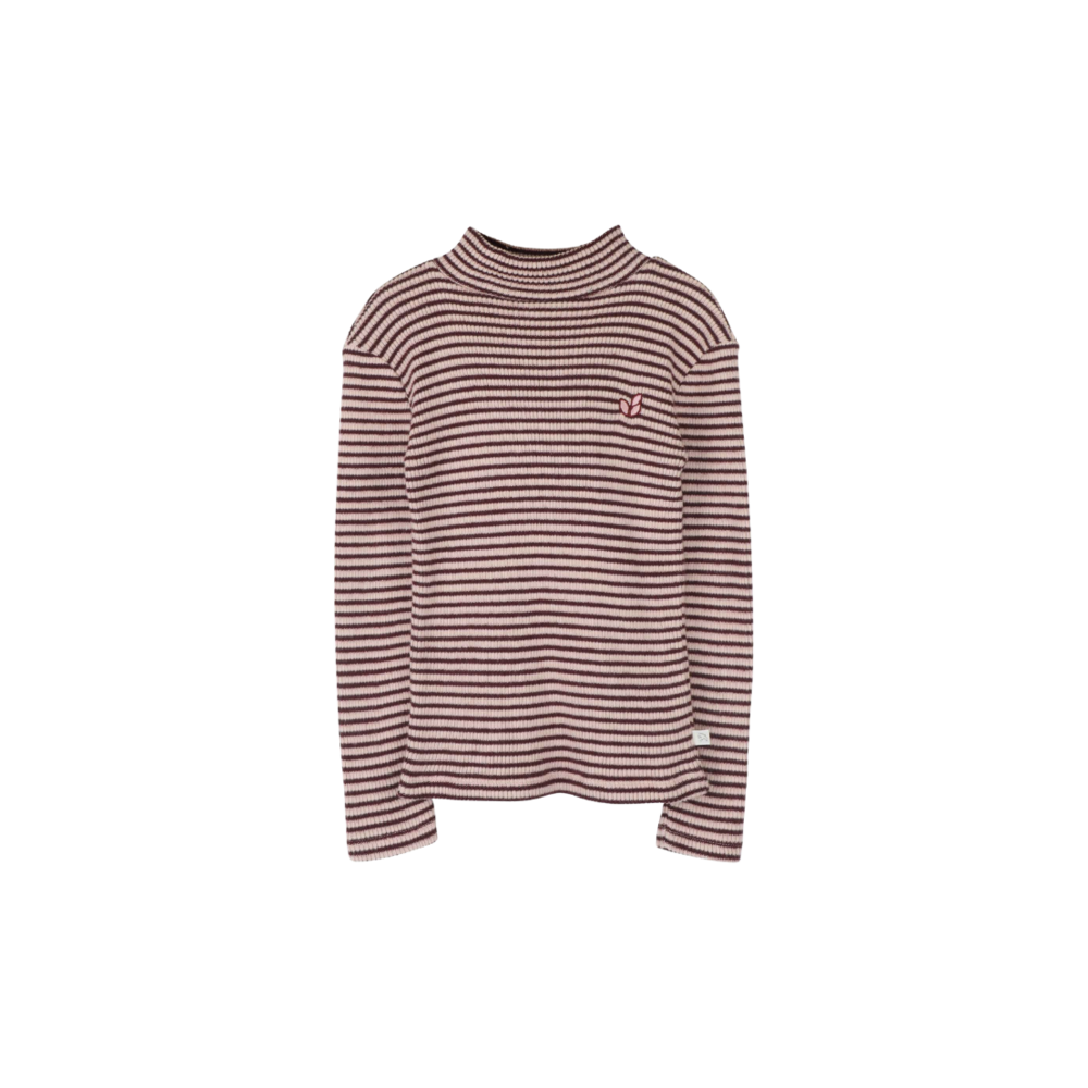 Jenest Tara Turtle Neck LS T-shirt Rose Bordeaux Jenest Tara Turtle Neck LS T-shirt Rose Bordeaux