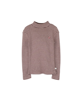 Jenest Tara Turtle Neck LS T-shirt Rose Bordeaux