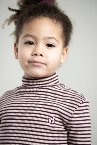 Jenest Tara Turtle Neck LS T-shirt Rose Bordeaux Jenest Tara Turtle Neck LS T-shirt Rose Bordeaux