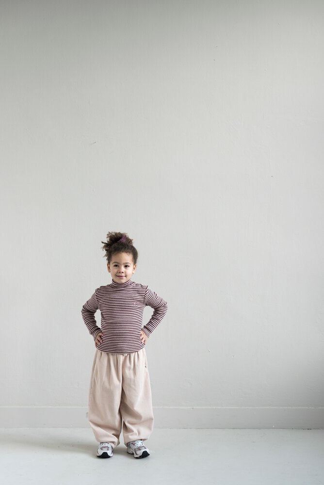 Jenest Tara Turtle Neck LS T-shirt Rose Bordeaux Jenest Tara Turtle Neck LS T-shirt Rose Bordeaux