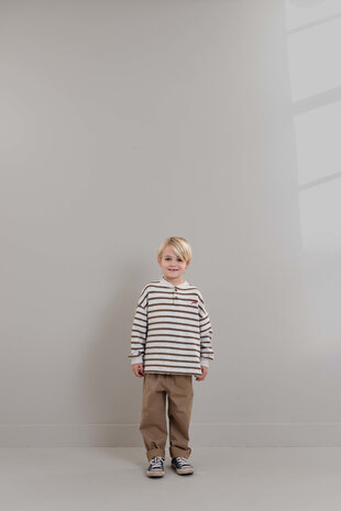 Jenest James LS T-shirt Brown Grey Melange Jenest James LS T-shirt Brown Grey Melange