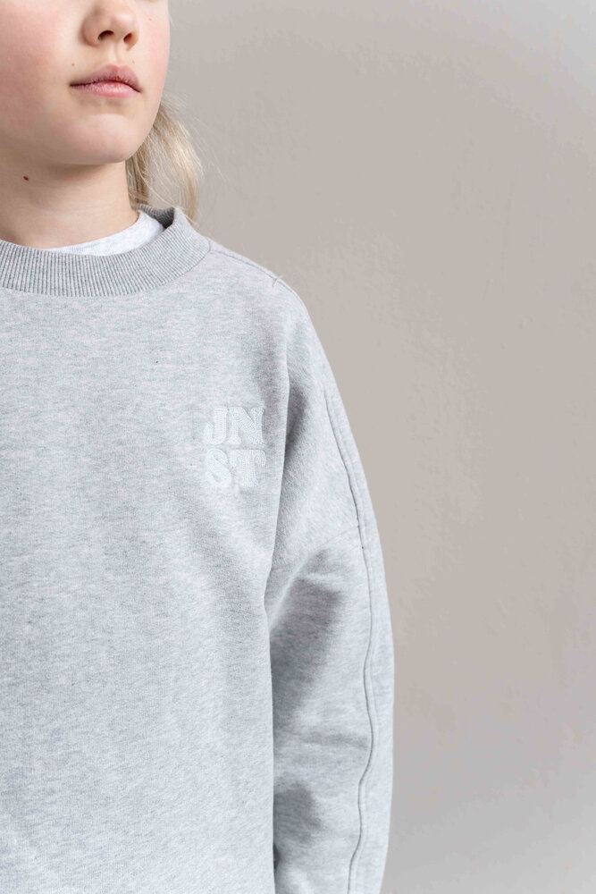 Jenest Billie Sweater Grey Melange Jenest Billie Sweater Grey Melange