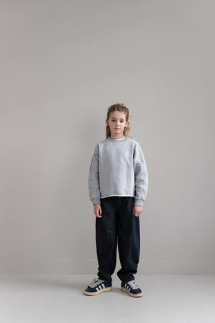 Jenest Billie Sweater Grey Melange Jenest Billie Sweater Grey Melange