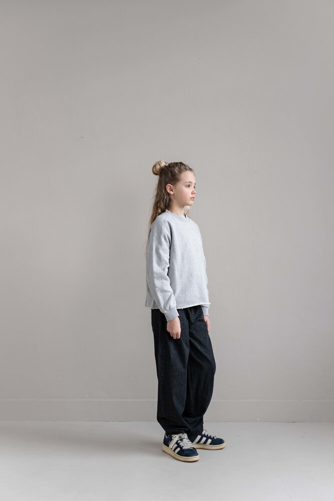 Jenest Billie Sweater Grey Melange Jenest Billie Sweater Grey Melange