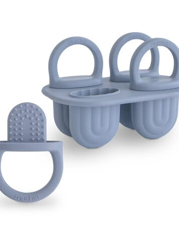 Mushie Ice pop tray cambridge blue