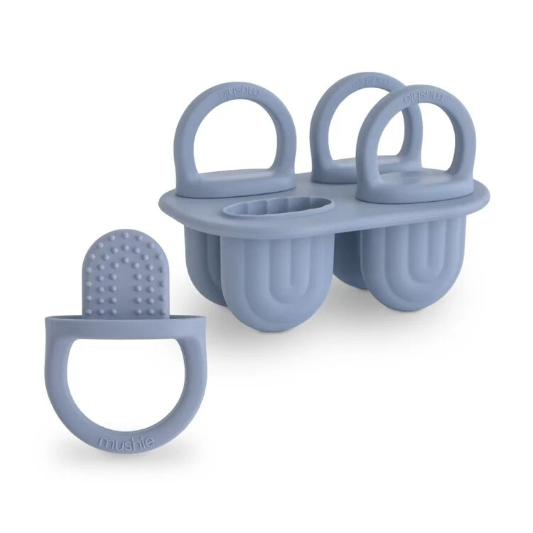 Mushie Ice pop tray cambridge blue