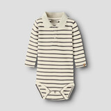 Lil Atelier 13261327 NBMLIMIA LS POLO BODY LIL Turtledove POPPY SEED Lil Atelier 13261327 NBMLIMIA LS POLO BODY LIL Turtledove POPPY SEED